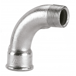 CURVA MH 90  1/2" GALVANIZADO "DEMA"