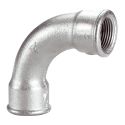 CURVA HH 90  1/4" GALVANIZADO "DEMA"