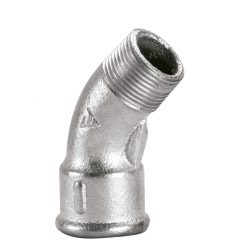CURVA MH 45  1/2" GALVANIZADO "DEMA"