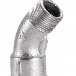 CURVA MH 45  4" GALVANIZADO "DEMA"