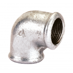 CODO HH 90  1/2" GALVANIZADO "DEMA"