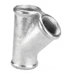 TEE 45  1/2" GALVANIZADO "DEMA"