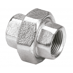 UNION DOBLE CONICA  1/2" GALVANIZADO "DEMA"
