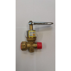 LLAVE GAS CROMADA 1/2"