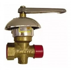LLAVE GAS CON CAMPANA ALARSA 1/2"