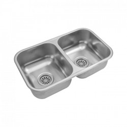 JOHNSON PILETA ACERO 430 DOBLE  CC28/18 59x34x18cm