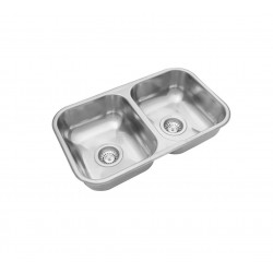JOHNSON PILETA ACERO 304 DOBLE  C28 59x34x15cm