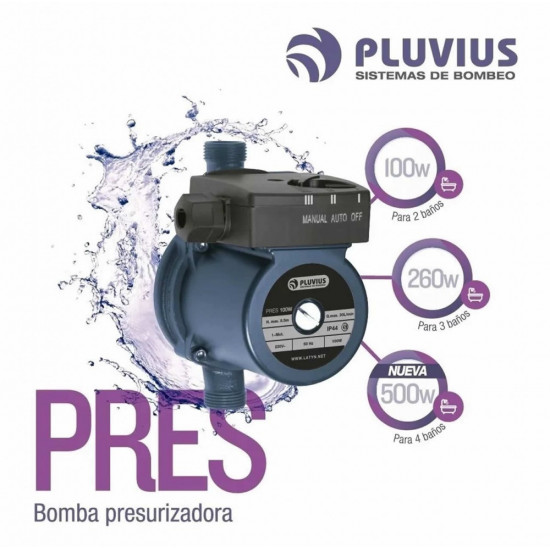 BOMBA PRESURIZADORA PRES 100W PLUVIUS ( 2334 )