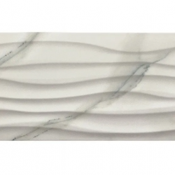 PORCELANATO 28.5 88.5 CA MARMO WAVE WHITE ( 1m2 x CAJA )