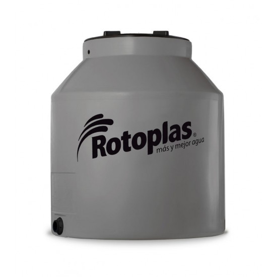 TANQUE DE AGUA ROTOPLAS TRICAPA GRIS 0850 LTS. Gtia. 25 años