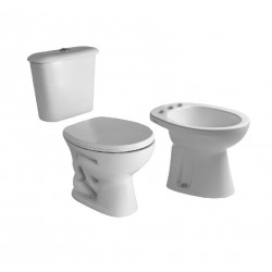 COMBO BAÑO LINEA ANDINA FERRUM (Inodoro + Bidet + Deposito)