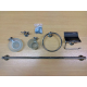 SET COMBO 6 ACCESORIOS DE BAÑO CD CROMADOS ( CJBA-AB2200  )