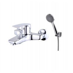 GRIFERIA CD TURIN CROMO MONOCOMANDO DUCHA EXTERIOR C/TRANSF Y DUCHADOR
