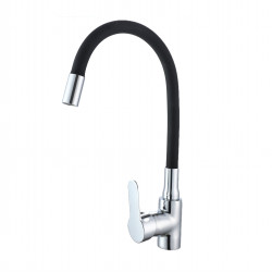 GRIFERIA CD UDINE CROMO MONOCOMANDO COCINA PICO FLEXIBLE