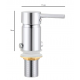 GRIFERIA CD ROMA CROMO MONOCOMANDO BIDET C/ TRANSF GRIFERIA CD ROMA CROMO MONOCOMANDO BIDET C/ TRANSF