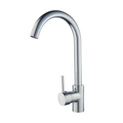 GRIFERIA CD ROMA CROMO MONOCOMANDO COCINA PICO ALTO CURVO