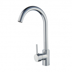 GRIFERIA CD ROMA CROMO MONOCOMANDO COCINA PICO ALTO CURVO