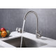 GRIFERIA CD ROMA CROMO MONOCOMANDO COCINA PICO ALTO CURVO