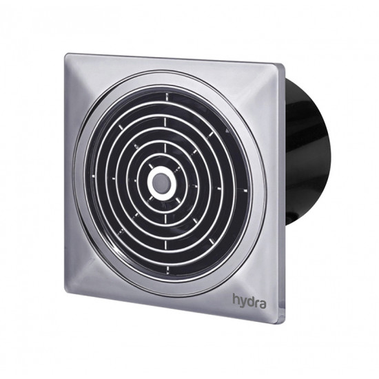 EXTRACTOR DE AIRE 4" 80 M3/H CROMADO HYDRA EXTRACTOR DE AIRE 4" 80 M3/H CROMADO HYDRA