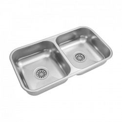 JOHNSON PILETA ACERO 430 DOBLE  CC37 70x37x13cm