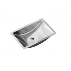 JOHNSON PILETA ACERO BAÑO 304 SIMPLE DANNA 56x35x14  