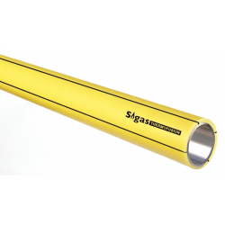 CAÑO ACERO POLIETILENO 20mm x4mts SIGAS THERMOFUSION