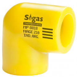 CODO NORMAL 90* 90mm SIGAS THERMOFUSION
